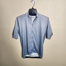 Usado, Camiseta masculina Capo ciclismo grande azul Chevron poliéster zíper completo manga raglan comprar usado  Enviando para Brazil