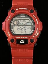 Relógio masculino Casio G-Shock 3194 vermelho G-7100A nova bateria comprar usado  Enviando para Brazil