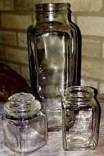 Vtg square glass for sale  Three Rivers