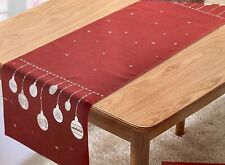 Tischläufer rot weihnachtskug gebraucht kaufen  Friedberg