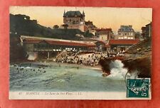 Cpa biarritz bains d'occasion  Tarnos