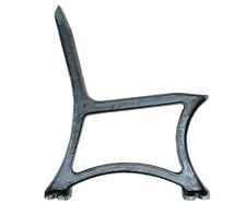 Używany, 2 piękne nóżki ławki boczne części ławka ogrodowa z żeliwa czarna - 5 desek-ZAG09 na sprzedaż  PL