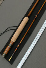 Canne a pêche mouche en Bambou refendu 7'p Split Bamboo rod Fishing Fly Trout d'occasion  La Ferté-Alais