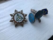 Pair of Masonic Cuff Links - Tie Pin and a Badge - Mark Steward 2015 for sale  Shipping to South Africa