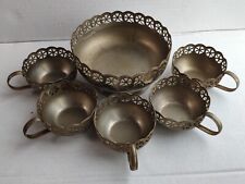 Platos decorativos de metal vintage de la URSS segunda mano  Embacar hacia Argentina