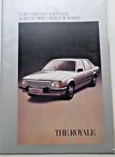 Vauxhall royale saloon for sale  BRIDGWATER