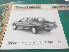 1985 montego turbo d'occasion  Expédié en Belgium