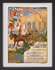 Poster retro "Compagnie de Navigation Mixte - Algérie"  (REPRODUCTION) segunda mano  Embacar hacia Argentina