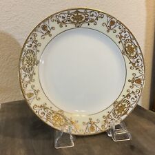 Prato de sobremesa Noritake 43061 7,5” pintado à mão acabamento dourado Japão comprar usado  Enviando para Brazil