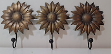 Metal sunflowers hooks for sale  Roseville