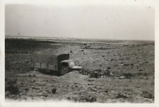 Gebraucht, Rommel Armee Truck WH-LKW mit Türwappen DAK Palme 2WK Afrika Foto Combat zone gebraucht kaufen  Rees