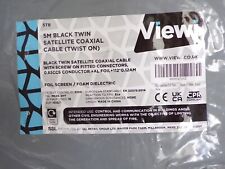 Black twin coaxial for sale  TAVISTOCK