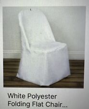 White polyester folding for sale  Paxico