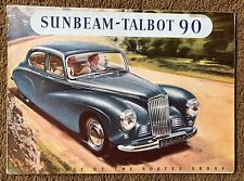 Sunbeam talbot brochure d'occasion  Expédié en Belgium