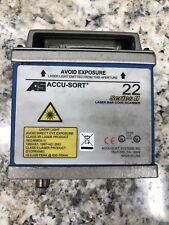 Escáner láser de código de barras Accu-Sort modelo 22 serie II lector usado con cable de alimentación segunda mano  Embacar hacia Argentina