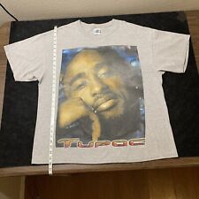 Vintage Tupac Shakur Rap Tee Shirt Memorial 2pac Peyote Resurrections Big Face for sale  Shipping to South Africa