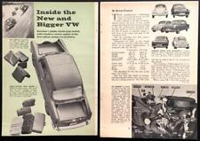 1961 VW Volkswagen 1500 Squareback Fastback teste de estrada, usado comprar usado  Enviando para Brazil