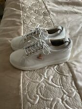 Trainers white silver for sale  LUDLOW