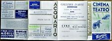 Brochure originale cinema usato  Castellammare Del Golfo