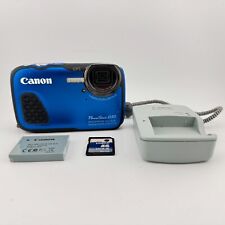 Canon PowerShot D30 Waterproof Compact Digital Camera Blue + 16GB SD Memory for sale  Shipping to South Africa