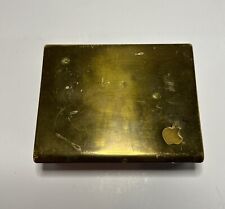 Apple logo brass for sale  Raymond