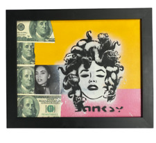 Banksy Graffiti Art Andy Warhol Medusa Fabricante de Dinheiro Pop Art Pintura Original comprar usado  Enviando para Brazil