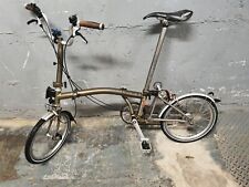 Bicicleta dobrável de titânio superleve laca bruta Brompton frete mundial  comprar usado  Enviando para Brazil