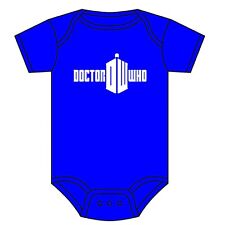 DR WHO BABY GROW TODDLER VEST DOCTOR WHO TARDIS CYBERMEN DALEK SCI-FI 0-18 M NEW for sale  BOURNEMOUTH