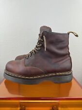 Vintage Dr. Martens 1460 Men’s 11 US Brown Leather Combat Boots Made In England for sale  Shipping to South Africa