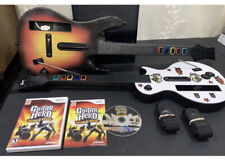 Nintendo Wii Guitar Hero 3 Bundle 2x Gibson Controllers Lot W Game Straps Tested for sale  Shipping to South Africa