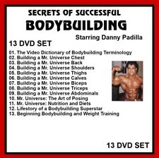 Secrets of Successful Bodybuilding 13 DVD SET con entrenamiento con pesas Danny Padilla, usado segunda mano  Embacar hacia Argentina