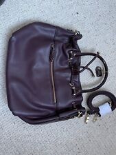 Clarks handbag burgundy for sale  ROYSTON