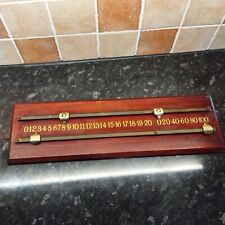 Used, Vintage Bar Billiards Table Scoreboard Brass Snooker Pool Scoring Pub Decor  for sale  Shipping to South Africa