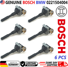 Bobinas de ignição Bosch x6 originais do fabricante de equipamento original para 1994-2009 BMW, 0221504004, 12131703227 comprar usado  Enviando para Brazil