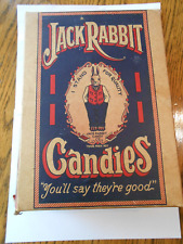 Caixa de doces vintage Jack Rabbit St Louis MO, usado comprar usado  Enviando para Brazil