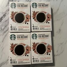 Starbucks Via Instant Coffee Colômbia (4) Caixas (52) Pacotes Melhores por 24/06 comprar usado  Enviando para Brazil