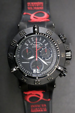 Usado, Relógio masculino Invicta 0877 Subaqua Noma III cronógrafo data grande preto vermelho 50 mm comprar usado  Enviando para Brazil