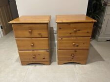 Pine bedside tables for sale  GODALMING