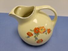 Vintage Hall Orange Poppy Ball Jug, Pitcher, Water Jug for sale  Shipping to South Africa