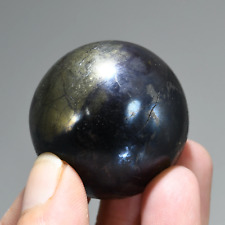 117g 39mm RARE Blue Covellite with Pyrite Crystal Sphere, Peru for sale  Shipping to South Africa