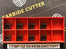 CCMT32.52-KEM DKC15RT - CARBIDE LATHE INSERTS - PACK/8 - FREE SHIP/RETURNS, used for sale  Shipping to South Africa