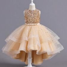  Vestido de casamento de Natal com lantejoulas princesa infantil elegante Vestidos EUA comprar usado  Enviando para Brazil
