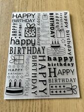 Happy birthday embossing for sale  LEICESTER