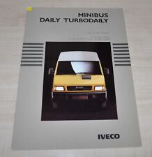 Iveco minibús TurboDaily furgoneta diaria folleto folleto ENG segunda mano  Embacar hacia Argentina