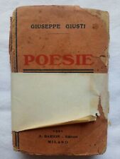LIBRO IN MINIATURA-POESIE-GIUSEPPE GIUSTI-ED. BARION 1921 usato  Pian di Sco