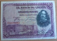 Billet pesetas 1928 d'occasion  Vendargues