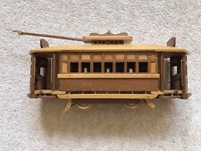 Model wooden tram for sale  CUPAR