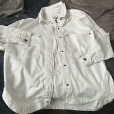 Zara white denim for sale  CHELMSFORD