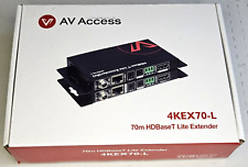 Used, AV Access 4KEX70-L 70m HDBaseT Lite Extender HDMI 4K @60Hz Receiver+Transmitter for sale  Shipping to South Africa