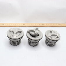 (3-Pk) Double Seal Air Valve Universal Kayak Boat Air Valve 6-Groove , used for sale  Shipping to South Africa